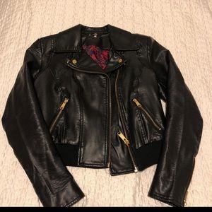 Free People Leather Jacket